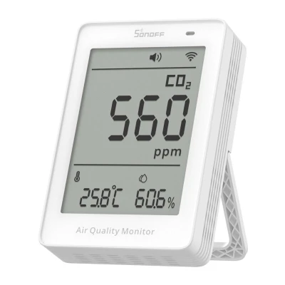 Sonoff AirGuard CO2 SAWF-08P WiFi LCD měřič kvality vzduchu