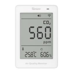 Sonoff AirGuard CO2 SAWF-08P WiFi LCD měřič kvality vzduchu