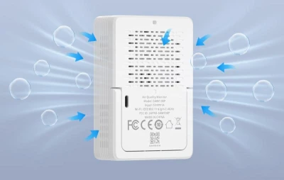 Sonoff AirGuard CO2 SAWF-08P WiFi LCD měřič kvality vzduchu