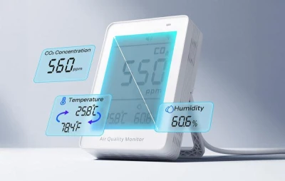 Sonoff AirGuard CO2 SAWF-08P WiFi LCD měřič kvality vzduchu