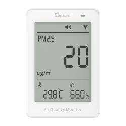 Sonoff AirGuard PM2.5 SAWF-07P WiFi LCD monitor kvality vzduchu