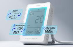 Sonoff AirGuard PM2.5 SAWF-07P WiFi LCD monitor kvality vzduchu