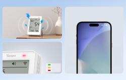 Sonoff AirGuard PM2.5 SAWF-07P WiFi LCD monitor kvality vzduchu