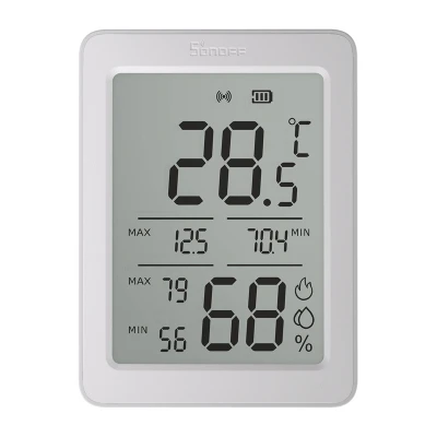 Sonoff AirGuard TH SNZB-02DR2 bílý ZigBee LCD snímač teploty a vlhkosti