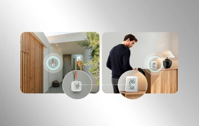 Sonoff AirGuard TH SNZB-02DR2 bílý ZigBee LCD snímač teploty a vlhkosti