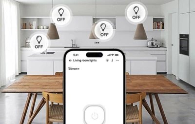 Sonoff Basic R5 Gen5 bílý Wi-Fi Matter 10A vypínač, balení po 4 kusech