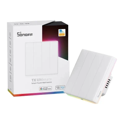 Sonoff Chytrý dotykový nástěnný vypínač Wi-Fi TX T5 4C (4kanálový)