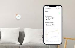 Sonoff Chytrý senzor teploty a vlhkosti Zigbee SNZB-02P (kulatý)