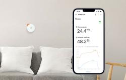Sonoff Inteligentný senzor teploty a vlhkosti Zigbee SNZB-02P (guľatý)