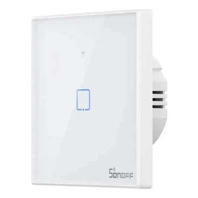 Sonoff Chytrý vypínač WiFi + RF 433 T2 EU TX (1 kanál) aktualizováno