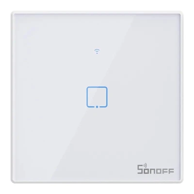 Sonoff Chytrý vypínač WiFi + RF 433 T2 EU TX (1 kanál) aktualizováno