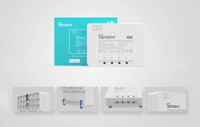 Sonoff Chytrý vypínač Wi-Fi s monitorováním spotřeby energie POWR3 (25A/5500W)