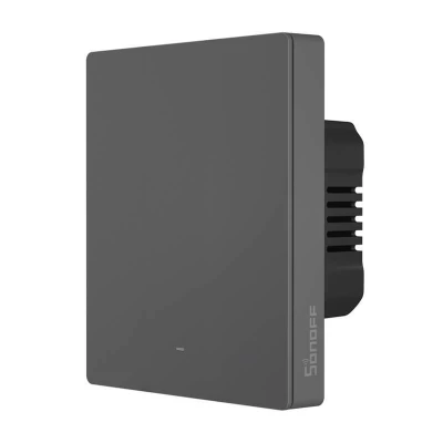 Sonoff Chytrý WiFi nástěnný spínač M5-1C-80 (1kanálový, pro rám, grafitový)