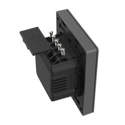 Sonoff Chytrý WiFi nástěnný spínač M5-1C-80 (1kanálový, pro rám, grafitový)
