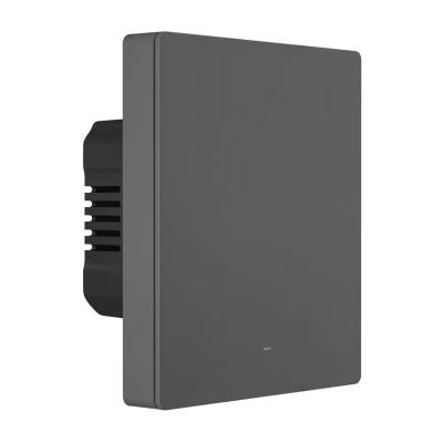 Sonoff Chytrý WiFi nástěnný spínač M5-1C-80 (1kanálový, pro rám, grafitový)