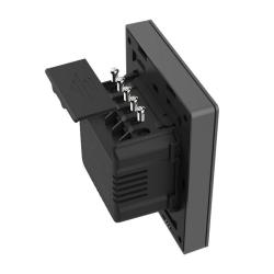 Sonoff Chytrý WiFi nástěnný spínač M5-2C-80 (2kanálový, pro rám, grafitový)