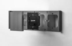 Sonoff Chytrý WiFi nástěnný spínač M5-2C-80 (2kanálový, pro rám, grafitový)