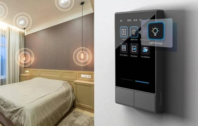 Sonoff Chytrý WiFi ovládací panel NSPanel (černý, 120mm)