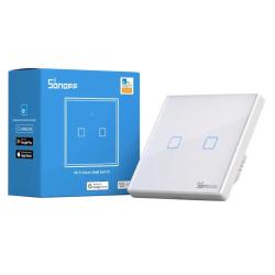 Sonoff Dotykový spínač osvětlení WiFi + RF 433 T2 EU TX (2-kanálový)