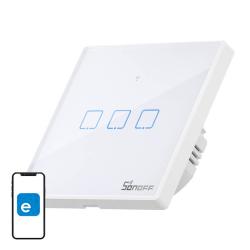 Sonoff Dotykový spínač WiFi + RF 433 T2 EU TX (3 kanály)