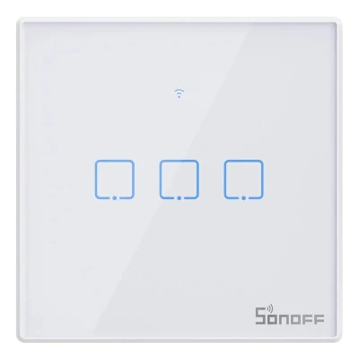 Sonoff Dotykový spínač WiFi + RF 433 T2 EU TX (3 kanály)