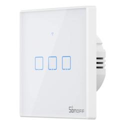 Sonoff Dotykový spínač WiFi + RF 433 T2 EU TX (3 kanály)