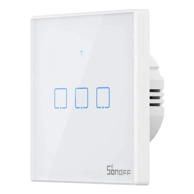 Sonoff Dotykový spínač WiFi + RF 433 T2 EU TX (3 kanály)