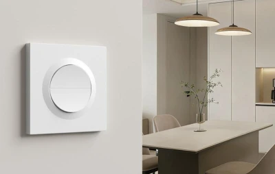 Sonoff MINI-ZB2GS-E bílý dvoukanálový nástěnný vypínač ZigBee