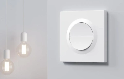 Sonoff MINI-ZB2GS-E bílý dvoukanálový nástěnný vypínač ZigBee