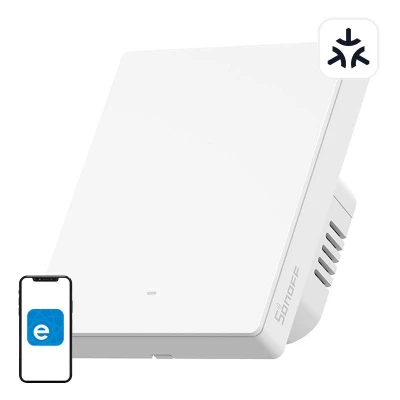 Sonoff Inteligentní nástěnný vypínač Matter M5-1C-80W (1 kanál, pro rámeček)