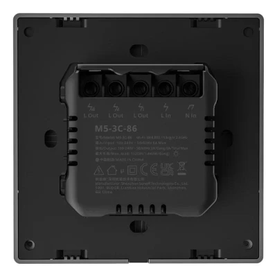 Sonoff Inteligentní scénický nástěnný vypínač WiFi M5 3C (3kanálový)