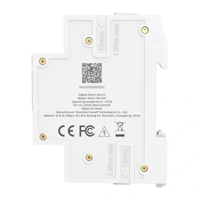SONOFF BASIC-ZB1GSP bílý ZigBee inteligentní spínač