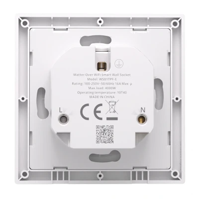 Sonoff WS01TPF-E bílá typ F inteligentní WiFi zásuvka