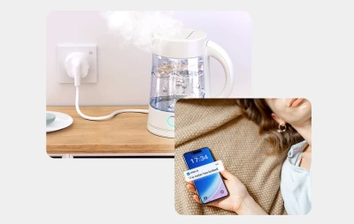 Sonoff WS01TPF-E bílá typ F inteligentní WiFi zásuvka