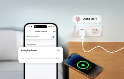 Sonoff WS01TPF-E bílá typ F inteligentní WiFi zásuvka