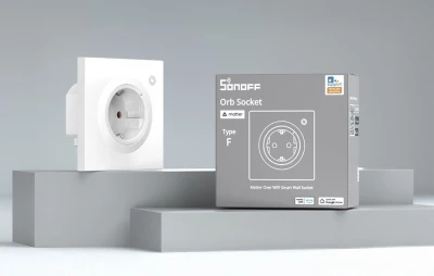 Sonoff WS01TPF-E bílá typ F inteligentní WiFi zásuvka