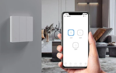 Sonoff M5-3C-80W Inteligentní nástěnný vypínač Matter (3kanálový, pro rámeček)