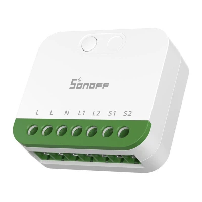 Sonoff MINI-2GS Matter bílý dvoukanálový mini přepínač