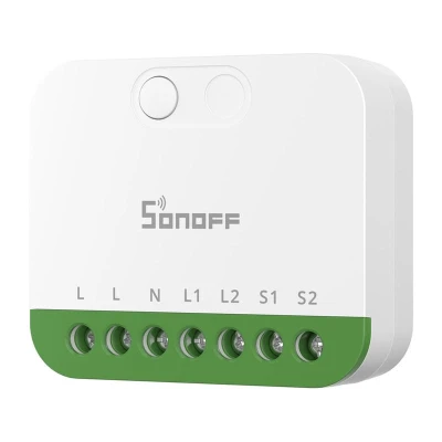 Sonoff MINI-2GS Matter bílý dvoukanálový mini přepínač