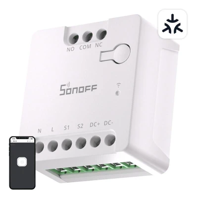 Sonoff MINI-D Smart WiFi Matter Switch (AC/DC 12-48V, bezdotykový) Sonoff MINI-D Smart WiFi Matter Switch (AC/DC 12-48V, bezdotykový)
