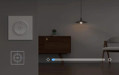 Sonoff MINI-DIM-E Orb-DIM bílý inteligentní WiFi nástěnný vypínač/stmívač