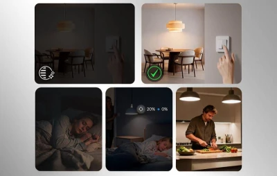 Sonoff MINI-DIM Matter bílý chytrý mini WiFi ovladač/stmívač