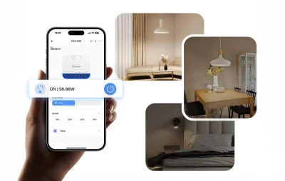 Sonoff MINI-DIM Matter bílý chytrý mini WiFi ovladač/stmívač