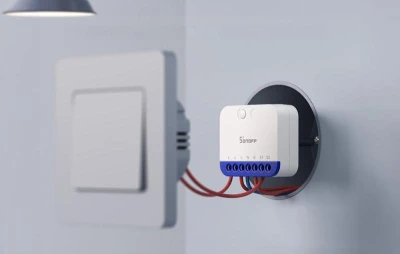 Sonoff MINI-DIM Matter bílý chytrý mini WiFi ovladač/stmívač