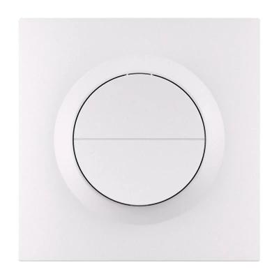 Sonoff MINI-ZB2GSL-E bílý ZigBee bez nulového vodiče dvoukanálový nástěnný vypínač