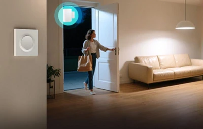 Sonoff MINI-ZB2GSL-E bílý ZigBee bez nulového vodiče dvoukanálový nástěnný vypínač