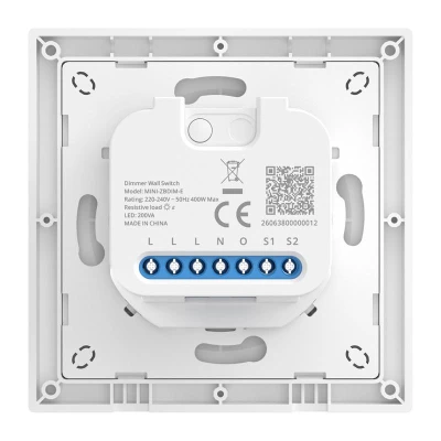 Sonoff MINI-ZBDIM-E ZigBee inteligentní nástěnný vypínač/stmívač