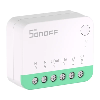 Sonoff MINIR4M Extreme bílý Wi-Fi spínač s podporou Matter, 4 ks