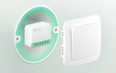 Sonoff MINIR4M Extreme bílý Wi-Fi spínač s podporou Matter, 4 ks