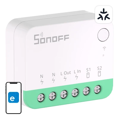 Sonoff MINIR4M Matter chytrý WiFi mini spínač (HomeKit, SmartThings, Home Assistant)